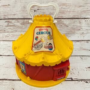 Vintage 1977 Weeble Wobble Circus Tent
